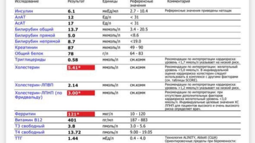 Забота о здоровье: чек-ап, анализы и план действий