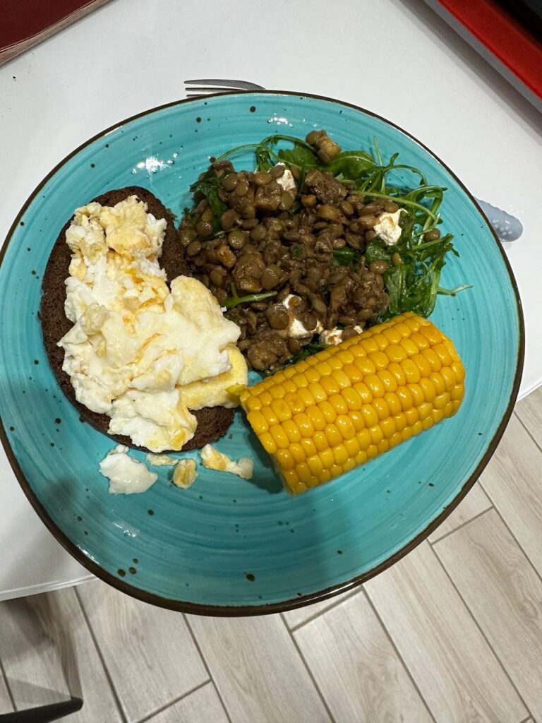 Здоровый обед, фитнес и энергия: мой рецепт дня!