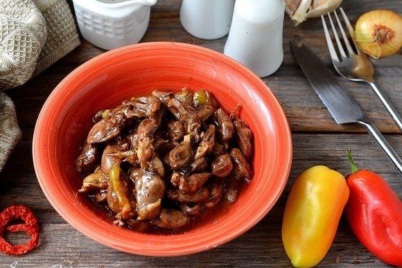 Стир-фрай из куриных сердечек: Полезный рецепт