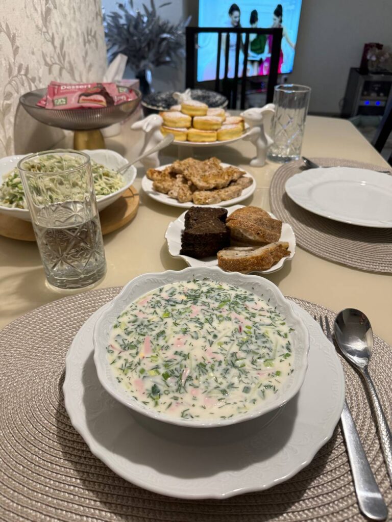 Субботний обед: Окрошка, десерт и секреты здорового питания от Доктора Комиссаровой!